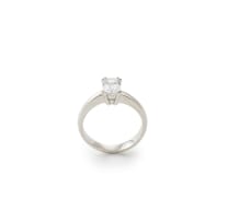 Emerald-cut solitaire diamond