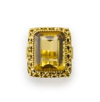 Topaz dress ring