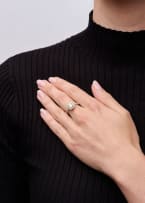 Yellow diamond ring