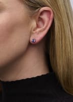 Tanzanite studs
