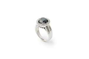Black diamond ring