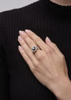 Black diamond ring