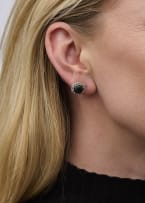 Black diamond earrings