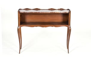Louis XV style marble-topped console table, 20th century