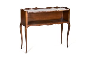 Louis XV style marble-topped console table, 20th century