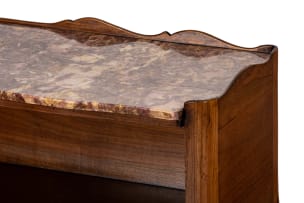 Louis XV style marble-topped console table, 20th century