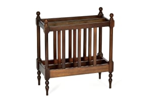 Victorian mahogany Canterbury, 19th century