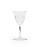 Twenty piece set of cut-glass drinking glasses, 20th century