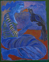 Jan Vermeiren; Woman with Bird