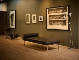 Ludwig Mies van der Rohe; 'Barcelona Daybed' after a design by Ludwig Mies van der Rohe