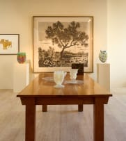 African rosewood six-seater dining table, South Africa