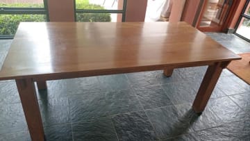 African rosewood six-seater dining table, South Africa