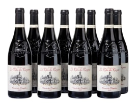 Clos des Cazaux; Vacqueyras Cuvee des Templiers; 2017; 8 (1 x 8); 750ml