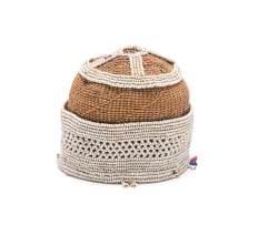 Unrecorded artist, Ndebele; Beaded Basket