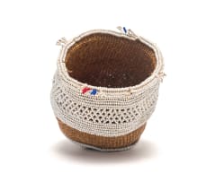 Unrecorded artist, Ndebele; Beaded Basket