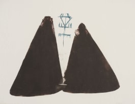 Unrecorded artist, Ndebele; Izitshingwane (Telephone Pole Dancing Stick); Abstract Composition, two