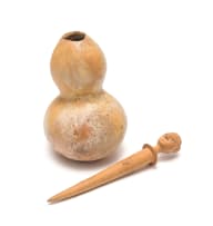 Julius Chauke; Nhunguvani (Medicine Container with White Beaded Eyes)