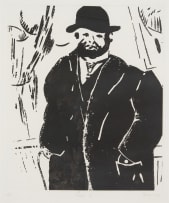 Robert Hodgins; Paul C, from Three Pauls and a Vince - A Suite of Four Etchings