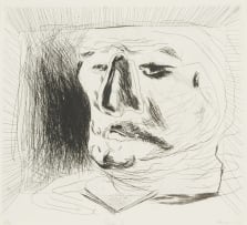 Robert Hodgins; Paul G, from Three Pauls and a Vince - A Suite of Four Etchings