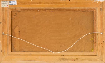 Don (Donald James) Madge; Landscape with Houses, Trees and Mountains in the Distance