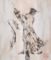 Jeanne Hugo; A Silk Song Stain, triptych