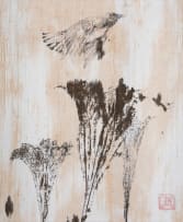 Jeanne Hugo; A Silk Song Stain, triptych