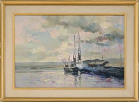 Errol Boyley; Harbour Scene