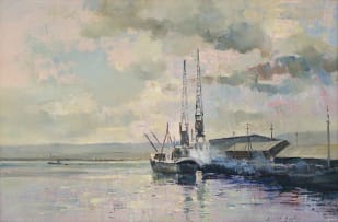 Errol Boyley; Harbour Scene