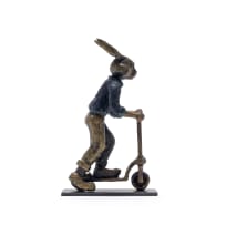 Carol Cauldwell; Rabbit on a Scooter