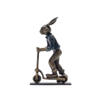 Carol Cauldwell; Rabbit on a Scooter