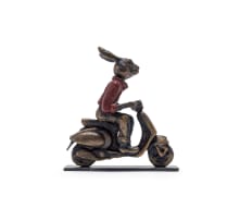 Carol Cauldwell; Rabbit on a Vespa