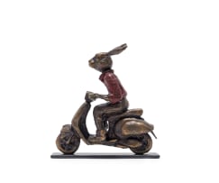 Carol Cauldwell; Rabbit on a Vespa