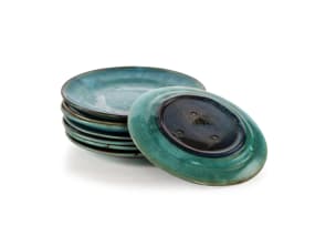 Linn Ware/Ceramic Studio; Six side plates