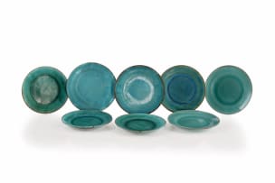 Linn Ware/Ceramic Studio; Six side plates