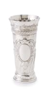 A Victorian silver vase, Josiah Williams & Co, London, 1895