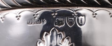 A Victorian silver vase, Josiah Williams & Co, London, 1895