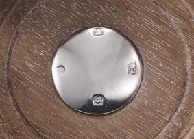 A Victorian silver wine coaster, Henry Wilkinson & Co, Sheffield, 1839