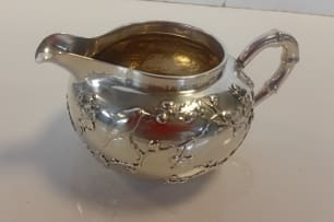 A Chinese silver milk jug, Zee Wo, Shanghai, 20th century