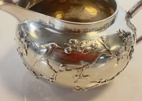A Chinese silver milk jug, Zee Wo, Shanghai, 20th century