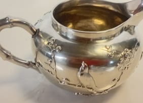 A Chinese silver milk jug, Zee Wo, Shanghai, 20th century