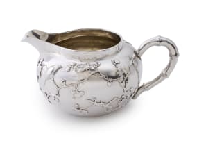 A Chinese silver milk jug, Zee Wo, Shanghai, 20th century
