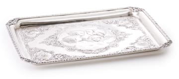 A silver tray, Henry Matthews, Birmingham, c. early 20th century