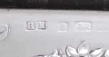 A silver tray, Henry Matthews, Birmingham, c. early 20th century