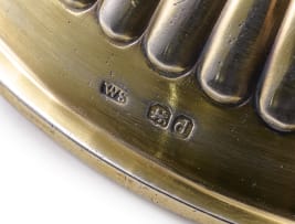 A George IV gilt silver mounted cut-glass bowl, William Stroud, London, 1819