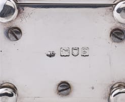 An Edward VII silver carriage clock, William Comyns & Sons Ltd, London, 1902