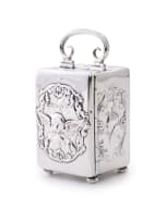 An Edward VII silver carriage clock, William Comyns & Sons Ltd, London, 1902