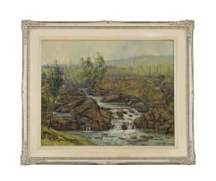 Giuseppe Bottero; The Lively Water, Alberton/Precious Water, Alberton Stream