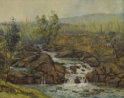 Giuseppe Bottero; The Lively Water, Alberton/Precious Water, Alberton Stream