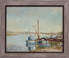 Terence McCaw; Fishing Boats at Velddrift