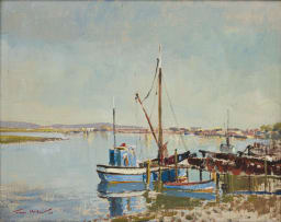 Terence McCaw; Fishing Boats at Velddrift